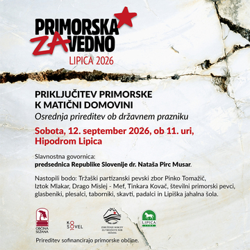 Prireditev ob prazniku priključitve Primorske k matični domovini 2026